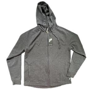 New 1st PHORM Dark Gray Men’s Zip-Up Hoodie -S